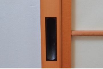 ビンテージ建具　和の空間づくりにおすすめの擦り上げ幅狭障子戸4枚セット(擦り上げ障子戸、擦上障子戸、雪見障子戸、引き戸、ヴィンテージ)(R-076266)