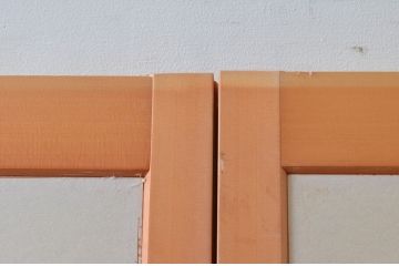 ビンテージ建具　和の空間づくりにおすすめの擦り上げ幅狭障子戸4枚セット(擦り上げ障子戸、擦上障子戸、雪見障子戸、引き戸、ヴィンテージ)(R-076266)