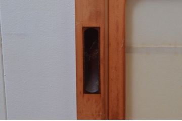 ビンテージ建具　和の空間づくりにおすすめの擦り上げ幅狭障子戸4枚セット(擦り上げ障子戸、擦上障子戸、雪見障子戸、引き戸、ヴィンテージ)(R-076266)