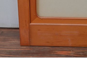 ビンテージ建具　和の空間づくりにおすすめの擦り上げ幅狭障子戸4枚セット(擦り上げ障子戸、擦上障子戸、雪見障子戸、引き戸、ヴィンテージ)(R-076266)