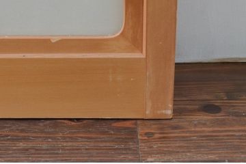 ビンテージ建具　和の空間づくりにおすすめの擦り上げ幅狭障子戸4枚セット(擦り上げ障子戸、擦上障子戸、雪見障子戸、引き戸、ヴィンテージ)(R-076266)