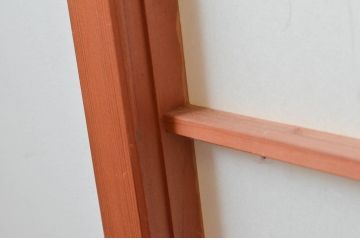 ビンテージ建具　和の空間づくりにおすすめの擦り上げ障子戸4枚セット(擦上障子戸、雪見障子戸、引き戸、ヴィンテージ)(R-076267)