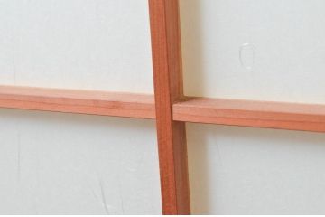 ビンテージ建具　和の空間づくりにおすすめの擦り上げ障子戸4枚セット(擦上障子戸、雪見障子戸、引き戸、ヴィンテージ)(R-076267)