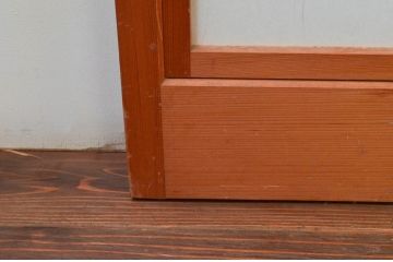 ビンテージ建具　和の空間づくりにおすすめの擦り上げ障子戸4枚セット(擦上障子戸、雪見障子戸、引き戸、ヴィンテージ)(R-076267)