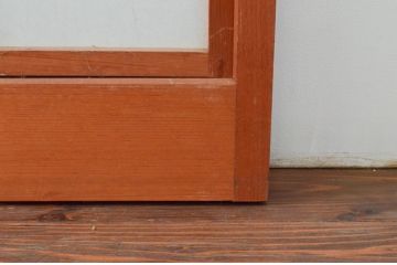 ビンテージ建具　和の空間づくりにおすすめの擦り上げ障子戸4枚セット(擦上障子戸、雪見障子戸、引き戸、ヴィンテージ)(R-076267)