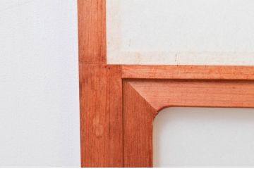 ビンテージ建具　和の空間づくりにおすすめの擦り上げ障子戸4枚セット(擦上障子戸、雪見障子戸、引き戸、ヴィンテージ)(R-076267)