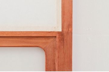 ビンテージ建具　和の空間づくりにおすすめの擦り上げ障子戸4枚セット(擦上障子戸、雪見障子戸、引き戸、ヴィンテージ)(R-076267)