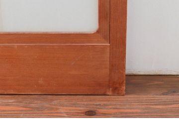 ビンテージ建具　和の空間づくりにおすすめの擦り上げ障子戸4枚セット(擦上障子戸、雪見障子戸、引き戸、ヴィンテージ)(R-076267)