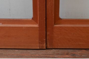 ビンテージ建具　和の空間づくりにおすすめの擦り上げ幅狭障子戸4枚セット(擦り上げ障子戸、擦上障子戸、雪見障子戸、引き戸、ヴィンテージ)(R-076268)