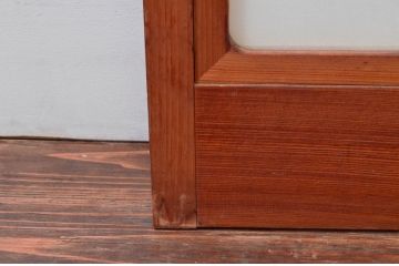 ビンテージ建具　和の空間づくりにおすすめの擦り上げ幅狭障子戸4枚セット(擦り上げ障子戸、擦上障子戸、雪見障子戸、引き戸、ヴィンテージ)(R-076268)