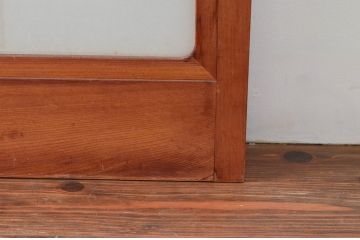 ビンテージ建具　和の空間づくりにおすすめの擦り上げ幅狭障子戸4枚セット(擦り上げ障子戸、擦上障子戸、雪見障子戸、引き戸、ヴィンテージ)(R-076268)