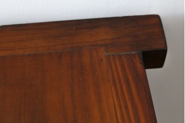 和製ビンテージ　美品　亀の形をしたユニークな金具が目を惹くアンティーク調の車箪笥(和箪笥、収納たんす、整理タンス、サイドチェスト、戸棚、引き出し、ヴィンテージ)(R-076271)
