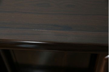 和製ビンテージ　未使用　展示品　シャム柿(ジリコテ)材　艶のある木肌が美しい茶箪笥　(R-076273)