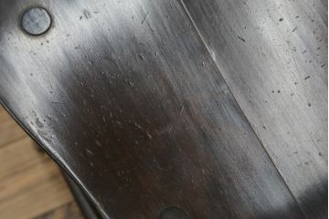 和製ビンテージ　松本民芸家具　上品な佇まいが魅力のSP型スピンドルチェア2脚セット(板座チェア、椅子、イス、ダイニングチェア、ヴィンテージ)(R-076282)