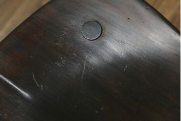 和製ビンテージ　松本民芸家具　上品な佇まいが魅力のSP型スピンドルチェア2脚セット(板座チェア、椅子、イス、ダイニングチェア、ヴィンテージ)(R-076282)