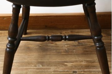 和製ビンテージ　松本民芸家具　上品な佇まいが魅力のSP型スピンドルチェア2脚セット(板座チェア、椅子、イス、ダイニングチェア、ヴィンテージ)(R-076282)