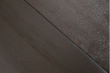 和製ビンテージ　松本民芸家具　凝った脚のデザインが魅力の#83型バタフライテーブル(エクステンションテーブル、ダイニングテーブル、2人掛け、二人掛け、ドロップリーフテーブル、オーバル型、ヴィンテージ)(定価約15万円)(R-076283)