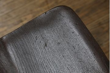 イギリスアンティーク　ニレ材　落ち着いた佇まいが魅力的なチャーチチェア2脚セット(ダイニングチェア、板座チェア、椅子、イス、英国、バラ売り可能)(R-076284)