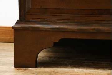 和製ビンテージ　希少!!　松本民芸家具　高島屋記念モデル　落ち着いた佇まいが魅力的なM型ビューロー(ライティングビューロー)　(R-076287)