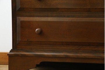 和製ビンテージ　希少!!　松本民芸家具　高島屋記念モデル　落ち着いた佇まいが魅力的なM型ビューロー(ライティングビューロー)　(R-076287)