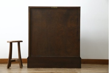 和製ビンテージ　希少!!　松本民芸家具　高島屋記念モデル　落ち着いた佇まいが魅力的なM型ビューロー(ライティングビューロー)　(R-076287)