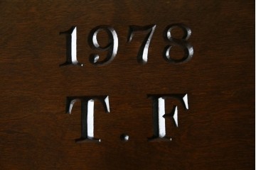 和製ビンテージ　希少!!　松本民芸家具　高島屋記念モデル　落ち着いた佇まいが魅力的なM型ビューロー(ライティングビューロー)　(R-076287)