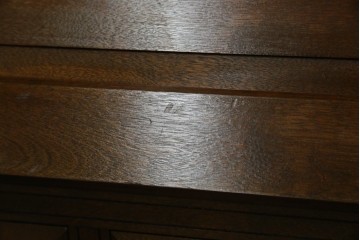 和製ビンテージ　希少!!　松本民芸家具　高島屋記念モデル　落ち着いた佇まいが魅力的なM型ビューロー(ライティングビューロー)　(R-076287)