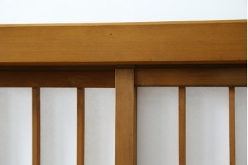 和製ヴィンテージ　上質な和の空間を演出する障子戸付き衝立　(R-076297)