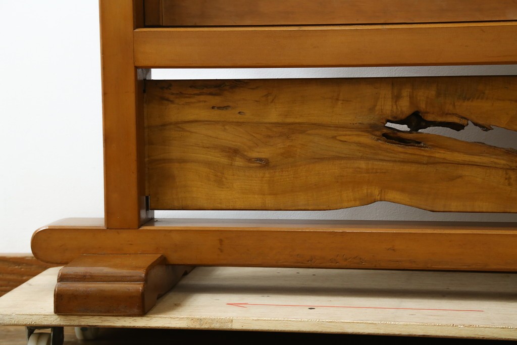 和製ヴィンテージ　上質な和の空間を演出する障子戸付き衝立　(R-076297)