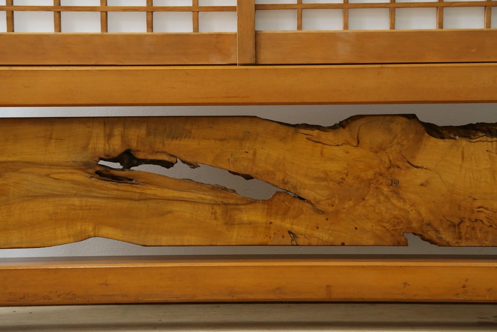 和製ヴィンテージ　上質な和の空間を演出する障子戸付き衝立　(R-076297)