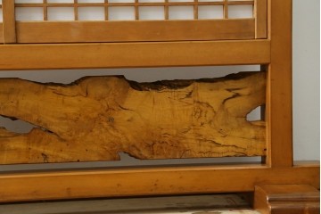 和製ヴィンテージ　上質な和の空間を演出する障子戸付き衝立　(R-076297)