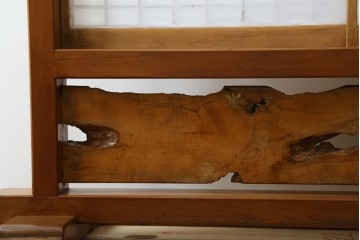 和製ヴィンテージ　上質な和の空間を演出する障子戸付き衝立　(R-076297)