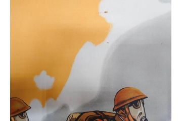激レア!　戦前　当時物　杉浦非水　ポスター　科学の力に魂の叫び　軍　ミリタリー(1927年、昭和2年)(R-076300)