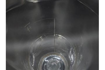 戦前　一升　ガラス　レトロな雰囲気が魅力のメスシリンダー(ビーカー、ガラスビン、硝子瓶、実験器具、枡、液量計)(R-076301)