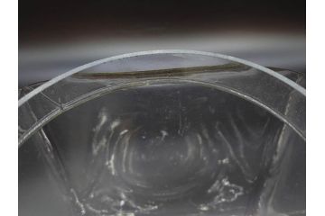 アンティーク雑貨　当時物　デッドストック　アルミ蓋　大・小　お洒落なディスプレイが叶うレトロなガラス瓶2個セット(角型、角瓶、キャニスター、ガラスビン、菓子瓶、硝子、フタ付き)(R-076304)