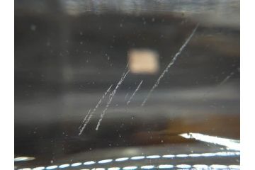 アンティーク雑貨　当時物　デッドストック　アルミ蓋　大・小　お洒落なディスプレイが叶うレトロなガラス瓶2個セット(角型、角瓶、キャニスター、ガラスビン、菓子瓶、硝子、フタ付き)(R-076304)