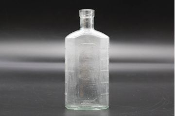 大正〜昭和初期　お洒落なディスプレイに活躍するガラス瓶5点セット(ボトル、ガラスビン、硝子、薬瓶、花瓶、花入、花器)(R-076305)