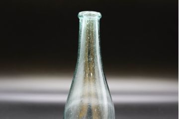 大正〜昭和初期　お洒落なディスプレイに活躍するガラス瓶5点セット(ボトル、ガラスビン、硝子、薬瓶、花瓶、花入、花器)(R-076306)