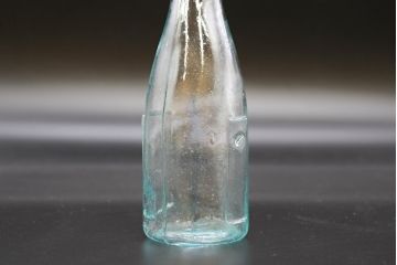 大正〜昭和初期　お洒落なディスプレイに活躍するガラス瓶5点セット(ボトル、ガラスビン、硝子、薬瓶、花瓶、花入、花器)(R-076306)