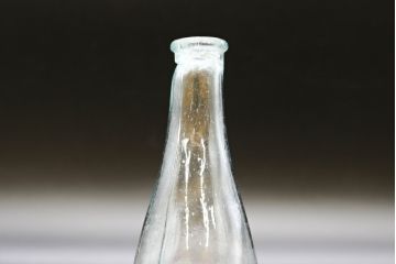 大正〜昭和初期　お洒落なディスプレイに活躍するガラス瓶5点セット(ボトル、ガラスビン、硝子、薬瓶、花瓶、花入、花器)(R-076307)