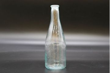 大正〜昭和初期　お洒落なディスプレイに活躍するガラス瓶5点セット(ボトル、ガラスビン、硝子、薬瓶、花瓶、花入、花器)(R-076307)