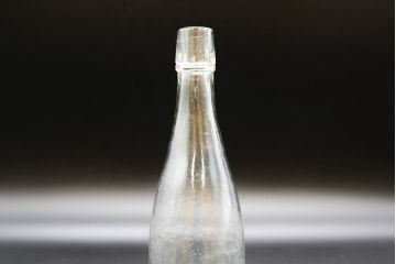 大正〜昭和初期　お洒落なディスプレイに活躍するガラス瓶5点セット(ボトル、ガラスビン、硝子、薬瓶、花瓶、花入、花器)(R-076307)