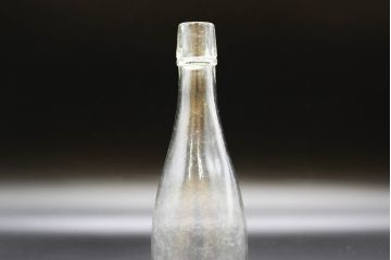 大正〜昭和初期　お洒落なディスプレイに活躍するガラス瓶5点セット(ボトル、ガラスビン、硝子、薬瓶、花瓶、花入、花器)(R-076307)