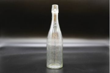 大正〜昭和初期　お洒落なディスプレイに活躍するガラス瓶5点セット(ボトル、ガラスビン、硝子、薬瓶、花瓶、花入、花器)(R-076307)