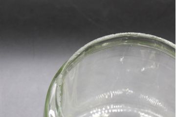 昭和レトロ　当時物　大正〜昭和初期　アルミ蓋　昔懐かしい雰囲気漂うガラス瓶2個セット(キャニスター、ガラスビン、硝子、菓子瓶)(R-076308)