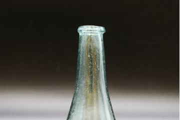 大正〜昭和初期　お洒落なディスプレイに活躍するガラス瓶5点セット(ボトル、ガラスビン、硝子、薬瓶、花瓶、花入、花器)(R-076312)