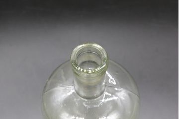 大正〜昭和初期　お洒落なディスプレイに活躍するガラス瓶5点セット(ボトル、ガラスビン、硝子、薬瓶、花瓶、花入、花器)(R-076313)