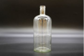 大正〜昭和初期　お洒落なディスプレイに活躍するガラス瓶5点セット(ボトル、ガラスビン、硝子、薬瓶、花瓶、花入、花器)(R-076313)