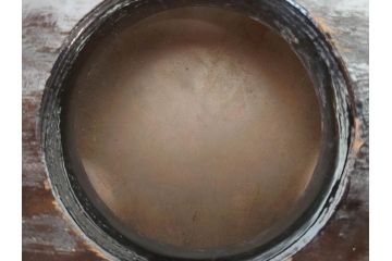 大正〜昭和初期　上手物　古銅　桜　味わい深い魅力を放つ火鉢(さくら、サクラ、手あぶり、鉢カバー、獣耳、獅子?)(R-076315)