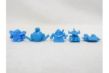 昭和レトロ　当時物　BANDAI　バンダイ　SDガンダム　武器　パーツ　ガン消し　まとめて71個セット(GUNDAM、消しゴム、ガシャポン、フィギュア、おもちゃ、オモチャ、玩具)(R-076317)